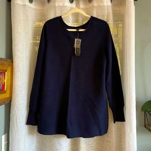 Cyrus navy lightweight sweater